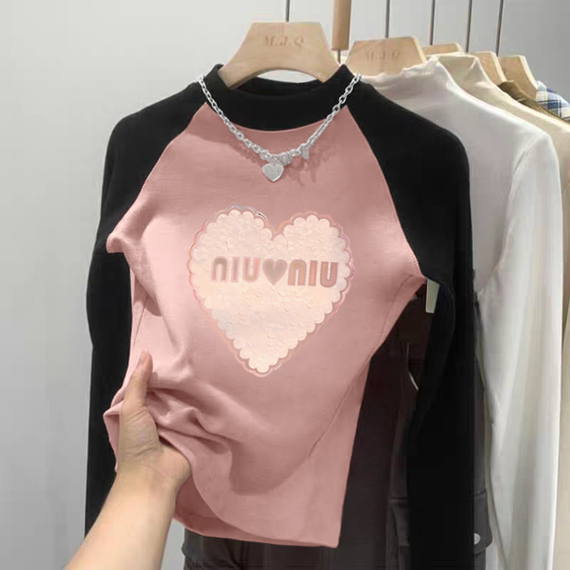 女童加厚德绒半高领长袖t恤秋冬季中小儿童宝宝洋气印花打底上衣,童装/婴儿装/亲子装,保暖上装,淘宝优惠券,粉丝福利购,淘宝优惠卷