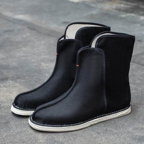 千层底汉服男士布靴中国风影视鞋