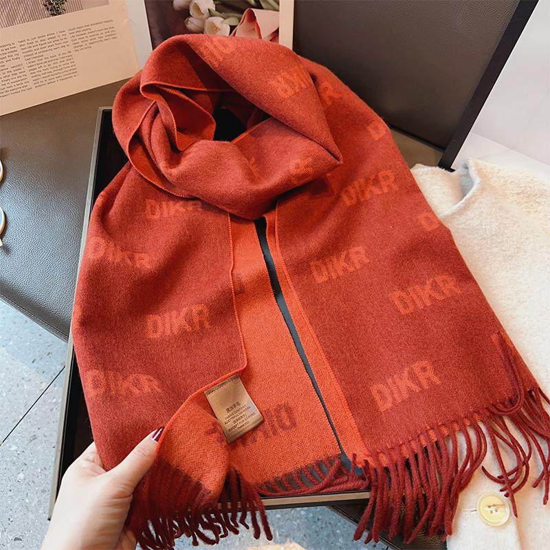 圣诞新年红字母提花澳洲羊毛围巾男女时尚高级感大尺寸显白围脖冬,服饰配件/皮带/帽子/围巾,围巾/丝巾/披肩,淘宝优惠券,粉丝福利购,淘宝优惠卷