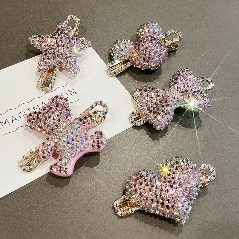 妃曼边夹国贸A钻树脂底日韩风