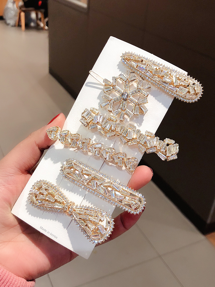 妃曼韩版发饰少女水钻创意碎发