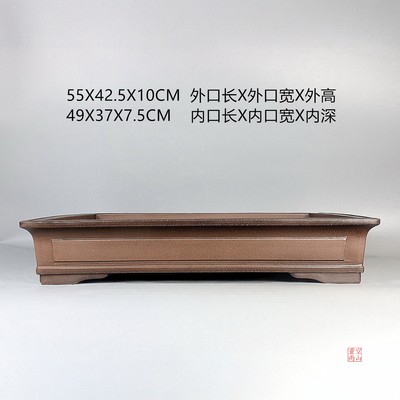 精制宜兴紫砂盆景大花盆古典