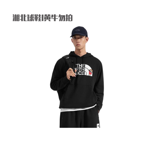 北面情侣秋冬印花户外休闲针织运动连帽套头卫衣NF0A8F0CJK3