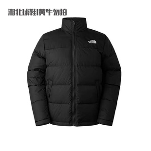 北面THE NORTH FACE纯色立领保暖面包羽绒服男黑NF0A88R5JK3