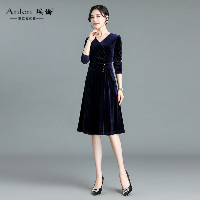 埃伦连衣裙女2022新款时尚妈妈装
