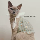 Кошачья одежда Daisy Pet подвеска жилет весна и летняя воздухопроницаемая сетчатая сетка маленькая марионетка марионетки Тедди