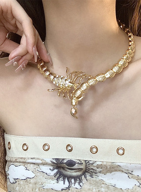 合金合金其他女性蝎子项圈