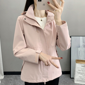 外套女 美拉德户外运动秋季 冲锋衣女2025新款 防水防风登山服春秋款