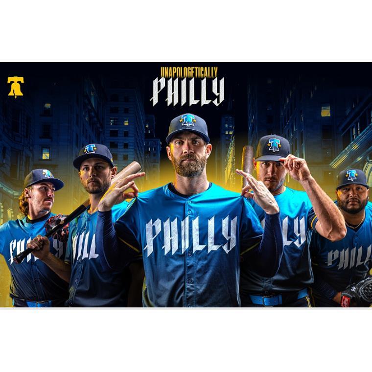 Phillies费城人城市版球衣3号Harper 7号Turner棒球服10#Realmuto