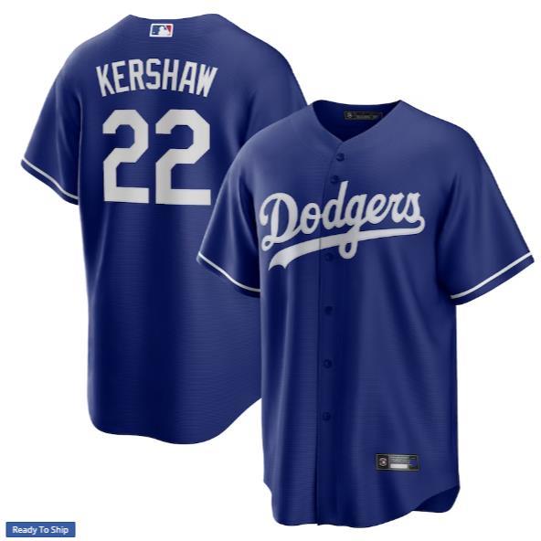 洛杉矶道奇队22号KERSHAW 17号OHTANI棒球服 Los Angeles Dodger