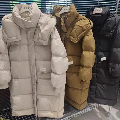 宽松显瘦白鸭绒连帽保暖外套女