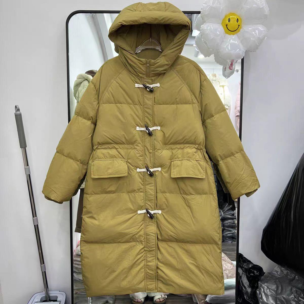 羽绒服显瘦连帽白鸭绒保暖外套女