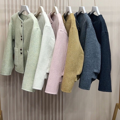 双面羊绒大衣高级感显瘦毛呢外套