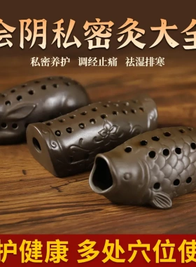 会阴灸坐灸仪器疏通经络熏蒸仪紫砂艾灸盒家用便携私处灸谷道根骶