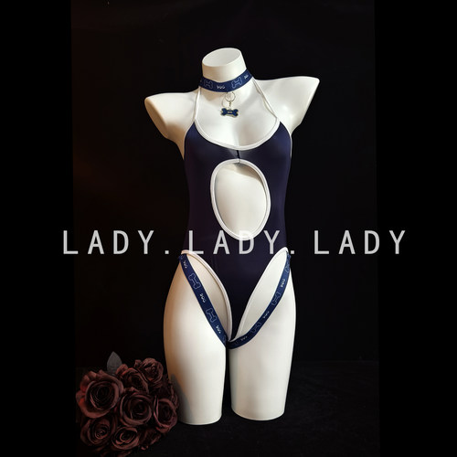 Lady内衣性感小胸镂空连体衣cos角色扮演制服睡衣纯欲趣情qqny女