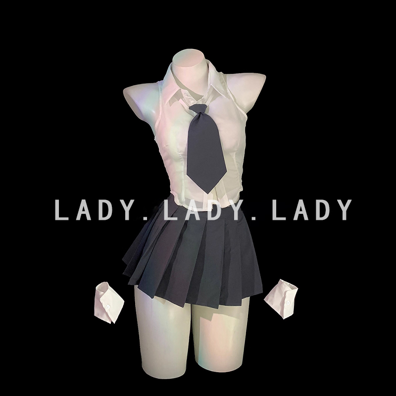 Lady内衣性感小胸学妹学院风jk制服套装睡衣裙诱惑趣情纯欲qqny女