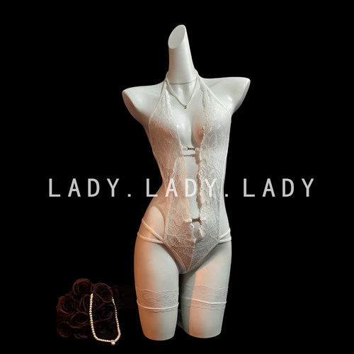 Lady白月光性感睡衣蕾丝内衣小胸吊带连体衣诱惑纯欲qqny趣情女