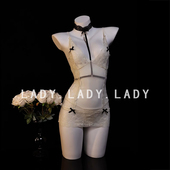 Lady内衣性感小胸蕾丝纯欲风透视裙镂空包臀睡衣女qqny趣情诱惑装