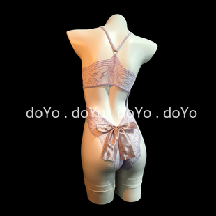 Lady性感睡衣小胸纯欲蕾丝镂空战袍连体衣服趣情诱惑装 qqny内衣女