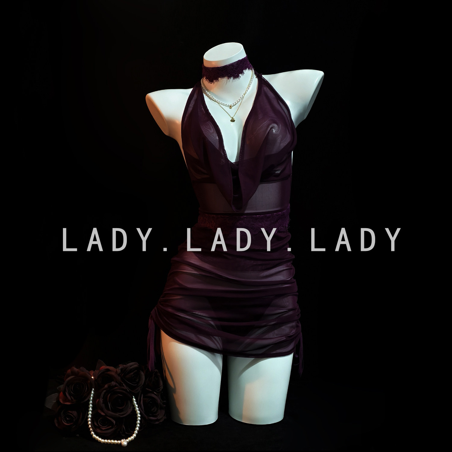 Lady性感睡衣御姐纯欲蕾丝网纱包臀高级感情qu内衣趣禁欲系睡裙女,女士内衣/男士内衣/家居服,内衣配件,淘宝优惠券,粉丝福利购,淘宝优惠卷