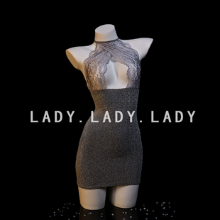 Lady内衣性感睡衣小胸衣服战袍蕾丝秘书制服睡裙纯欲趣情qqny女