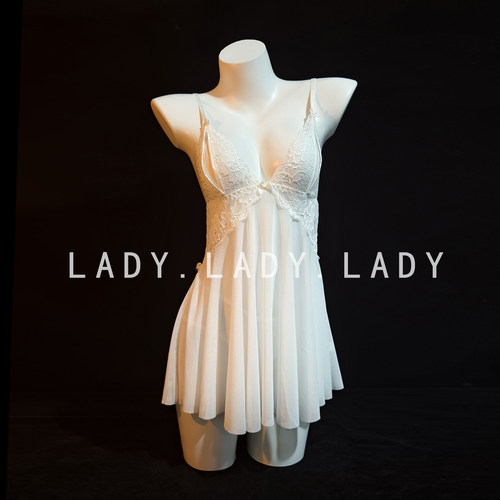 Lady性感睡衣女款2025新款纯欲蕾丝吊带睡裙情调内衣qqny趣情诱惑