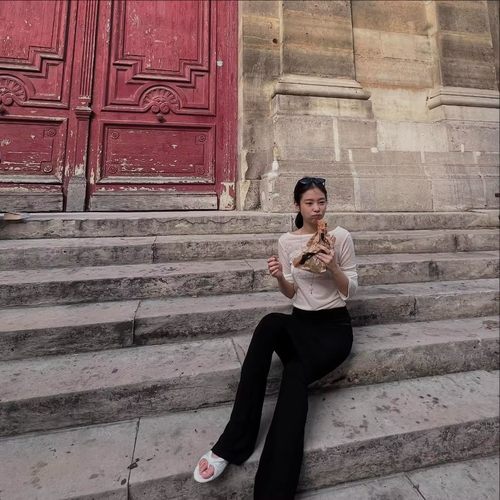 JENNIE同款2000archives裙裤女潮