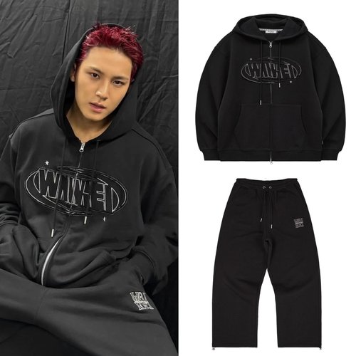 金珉奎同款waikei连帽卫衣外套秋