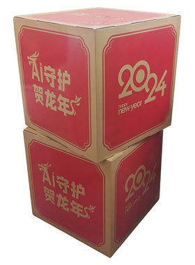 手机新品发布活动促销展示纸堆头卖场门店装饰广告堆码箱