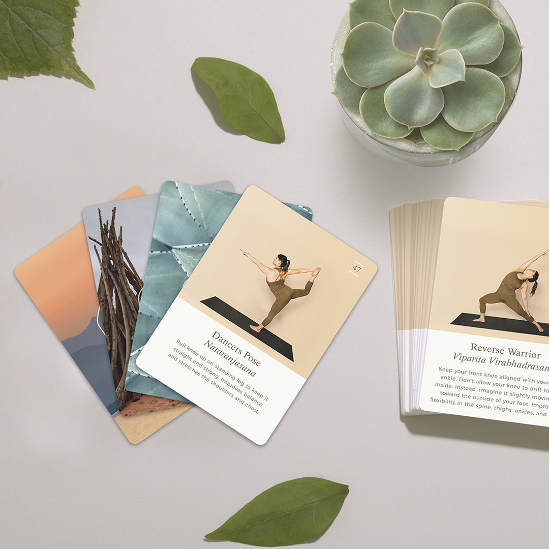 英国卡片自然冥思创新calm瑜伽