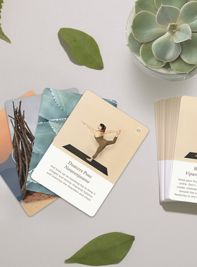 英国Luckies 瑜伽卡片 自然冥思套装 创新卡片静心套装Calm Club