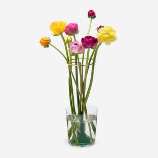 Peleg Invisivase创意简约小花器花架 Design魔法花托花瓶