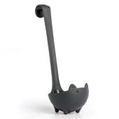 OTOTO 可站立长柄可爱小猫汤勺 小猫汤勺Katie耐高温带挂钩火锅勺