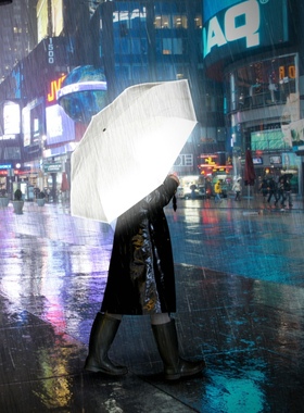 英国Suck UK 高反光夜行伞/Hi-reflective Umbrella 创意