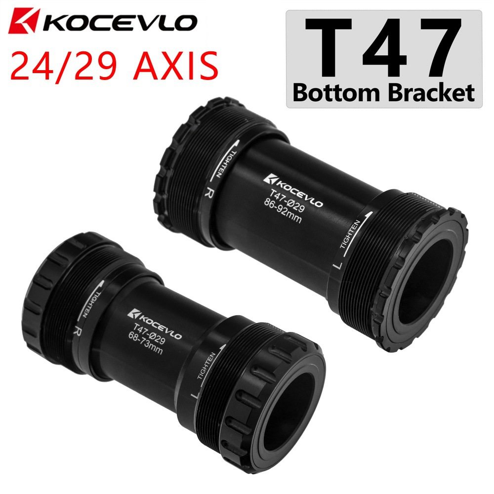 T47螺纹DUB中轴内径47mm/68-86.5mm铝制轴承用于24/28.99mm曲柄轴,自行车/骑行装备/零配件,自行车把立,淘宝优惠券,粉丝福利购,淘宝优惠卷