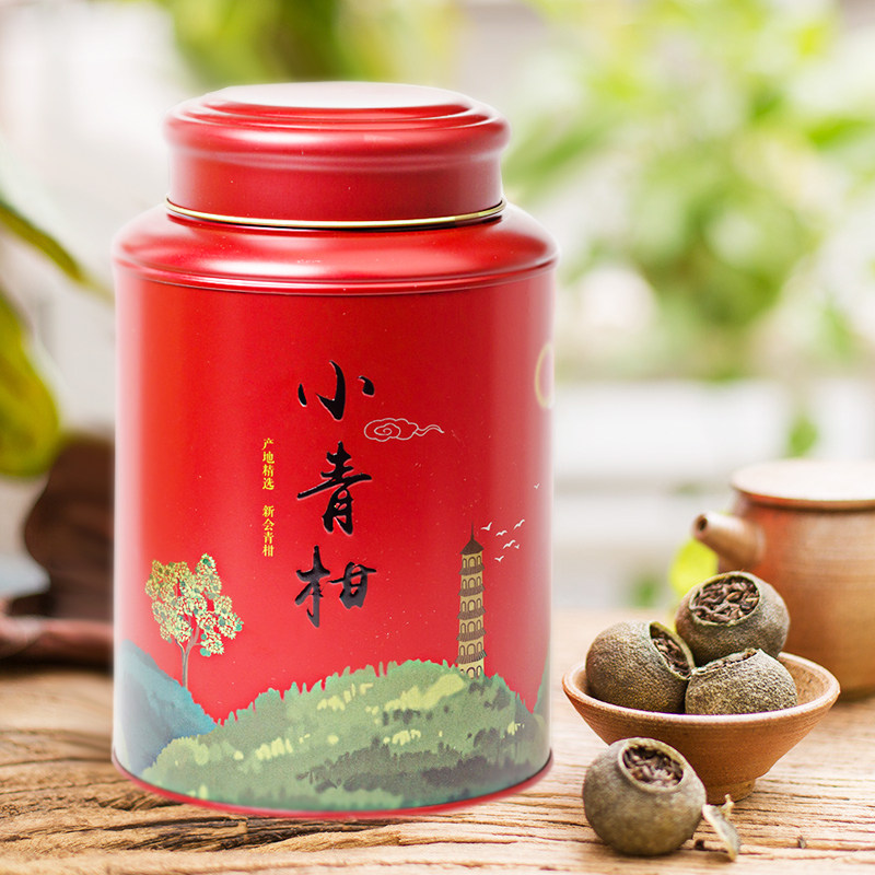 柑香浓七月果新会小青柑普洱茶橘子茶小青橘桔茶小甘橘10年宫廷