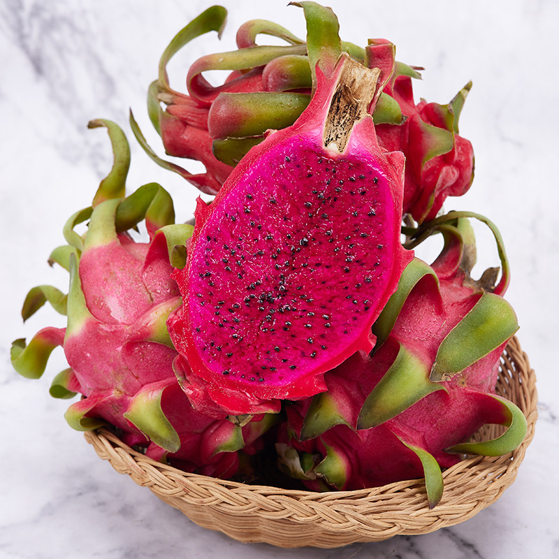 进口越南红肉火龙果4斤精选大果当季红心甜蜜火龙果新鲜时令水果