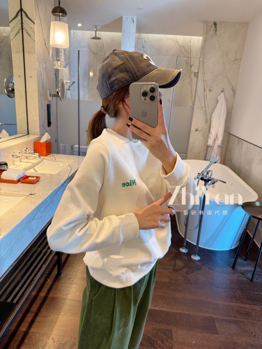 长袖通勤厚实纯棉韩国代购