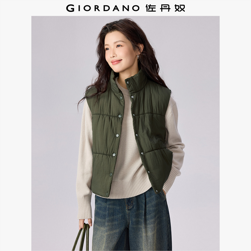 Giordano/佐丹奴短款棉衣背心
