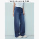佐丹奴裤 13416339 纯棉复古洗水直筒猫须牛仔裤 子女2026年春季 新款