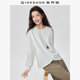 佐丹奴长袖 T恤女2026年春新款 纯棉纯色搭片宽松圆领上衣13325787