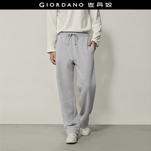 内抓绒松紧腰针织卫裤 子男秋冬新款 佐丹奴裤 01114955 韩国同款