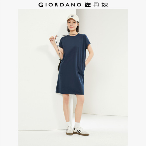 Giordano/佐丹奴T恤裙连衣裙