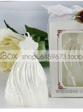 『红盒子』婚礼小礼品 婚礼蜡烛●美丽新娘婚纱小蜡烛 创意蜡烛