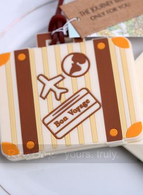 RedBox Bon Voyage旅行飞机行李牌 创意 结婚回礼婚礼游戏小礼品