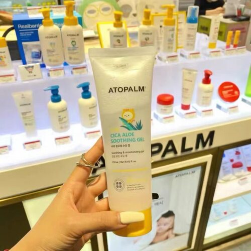 韩国本土版Atopalm爱多康儿童芦荟胶250ml保湿晒后舒缓润肤啫喱