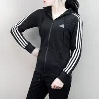 Áo khoác thể thao nữ Adidas mùa hè 2019 thể thao mùa hè dệt kim trùm đầu áo khoác giản dị S97065 - Áo khoác thể thao / áo khoác áo khoác adidas neo