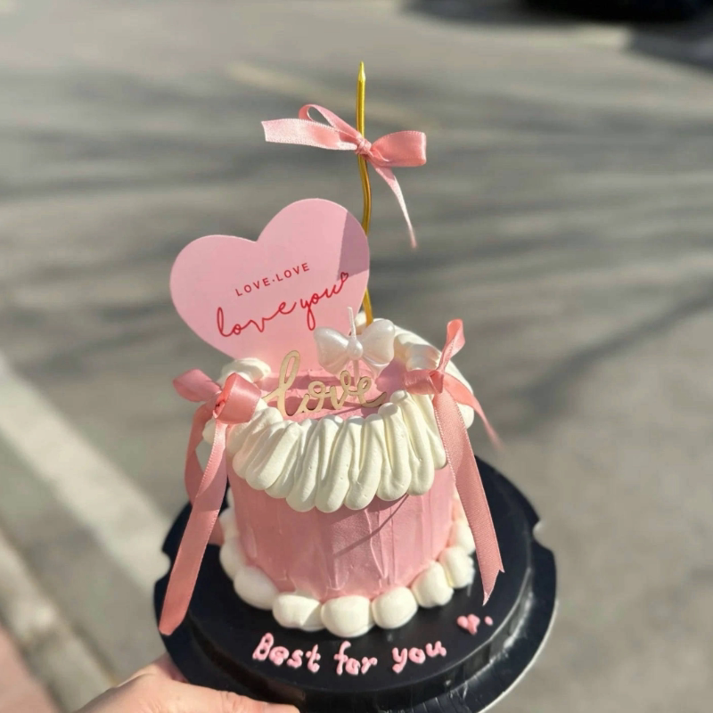 38女神节快乐唯美蛋糕装饰鱼尾节日装扮用品