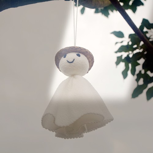 纯手工制日本晴天娃娃布偶草帽款扫晴娘一休治愈祝福挂饰生日礼物