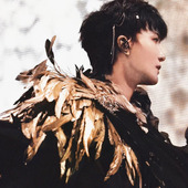 蒸汽朋克哥特夸张华丽独立装 卸金色羽毛领子周深同款 肩饰表演摄影